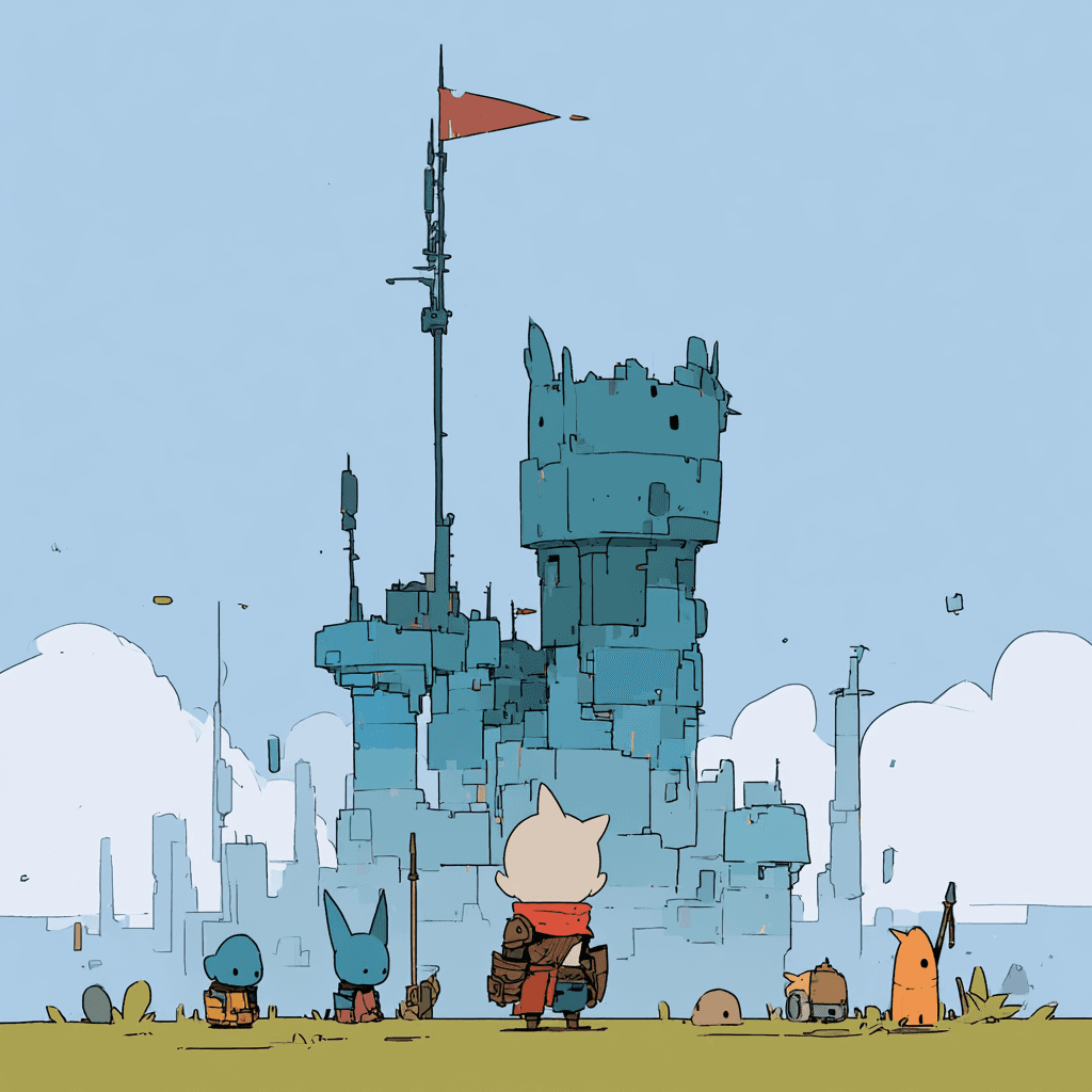 The blue fortress